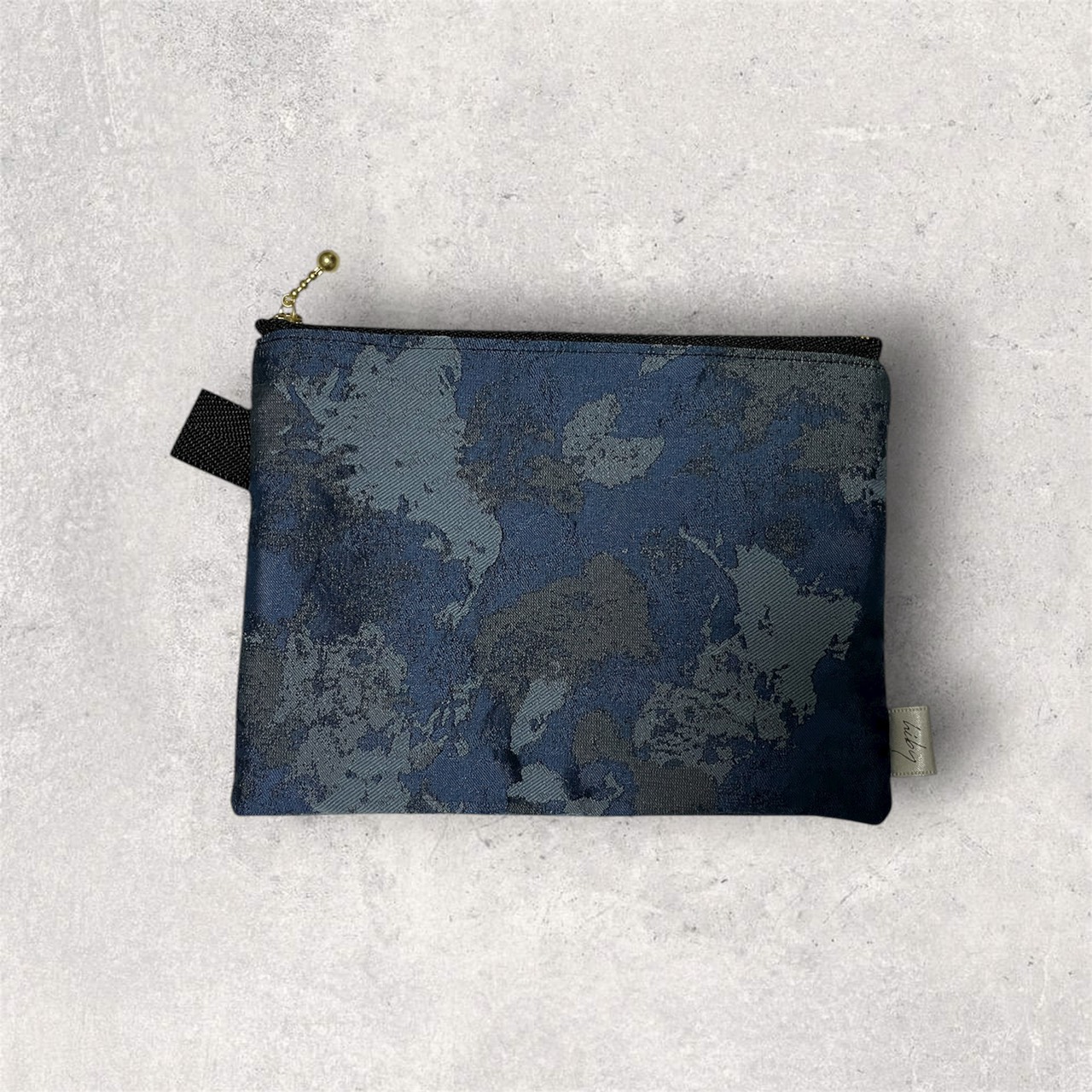 小物ポーチ(中) × blue